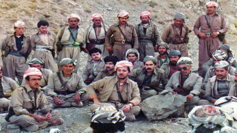 Îdrîs Barzanî bi Pêşmergeyan re